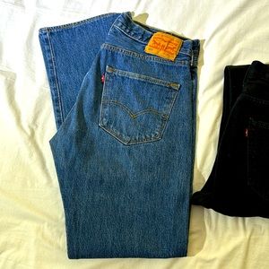 Levi’s Blue Jeans 501 Ready To Wear 💯 % Soft Vintage Cotton! Great Condition